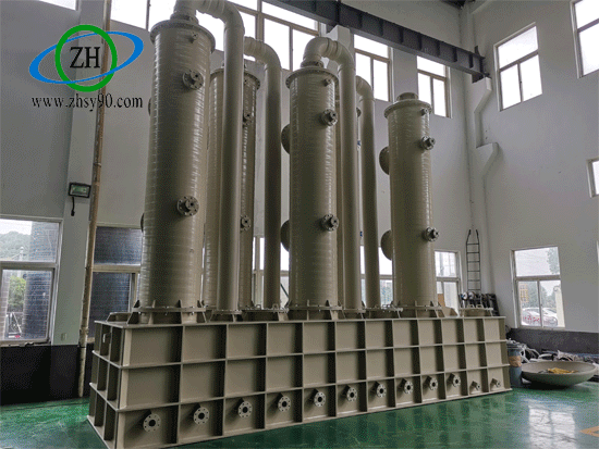 【工程案例】杭州中环PPH氮氧化物吸收装置在冶炼行业中的应用